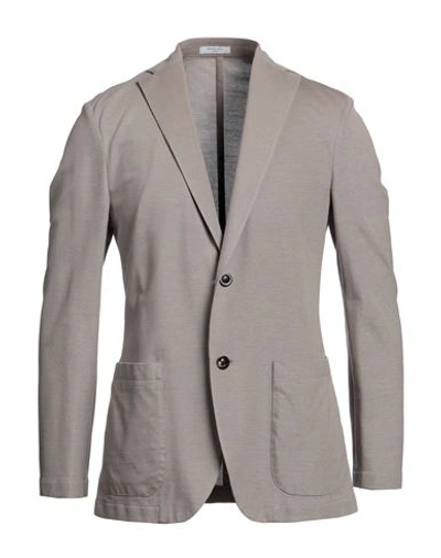 Boglioli Man Blazer Dove Grey Size Xxl Cotton