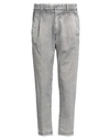 Drykorn Man Pants Grey Size 33 Cotton, Elastane In Grey