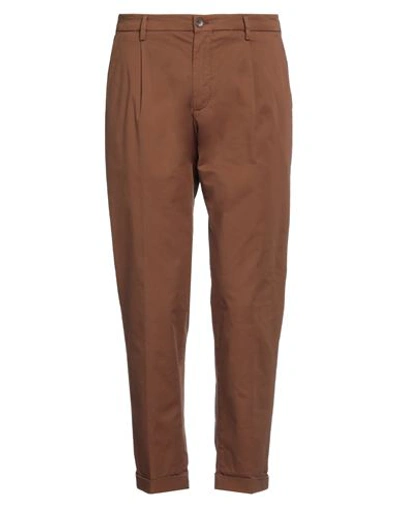 Briglia 1949 Man Pants Brown Size 33 Cotton, Elastane