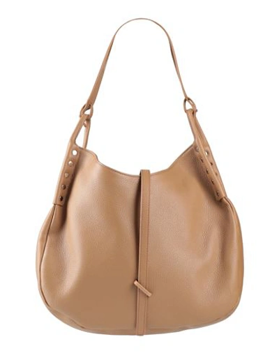 Zanellato Ima Leather Shoulder Bag In Brown