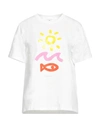 PS BY PAUL SMITH PS PAUL SMITH WOMAN T-SHIRT WHITE SIZE S COTTON