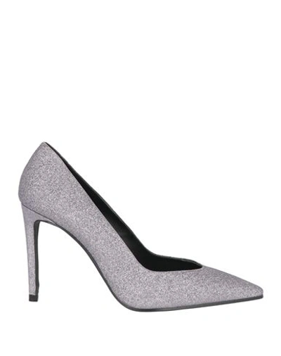 Daniele Ancarani Woman Pumps Lead Size 10 Textile Fibers In Grey