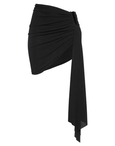 Christopher Esber Woman Mini Skirt Black Size 4 Viscose