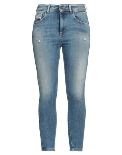 Diesel Woman Jeans Blue Size 31 Cotton, Elastomultiester, Elastane