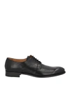 Jerold Wilton Man Lace-up Shoes Black Size 12 Soft Leather