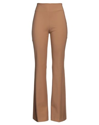 Olla Parèg Olla Parég Woman Pants Camel Size 6 Polyamide, Elastane In Beige