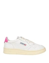 Autry Medialist Low Leather Sneakers In White