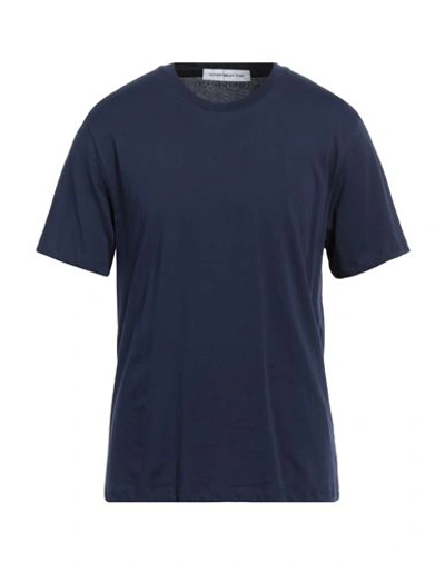 Department 5 Man T-shirt Navy Blue Size M Cotton