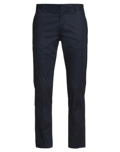 Grey Daniele Alessandrini Man Pants Midnight Blue Size 28 Cotton, Elastane