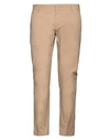 Grey Daniele Alessandrini Man Pants Beige Size 32 Cotton, Elastane