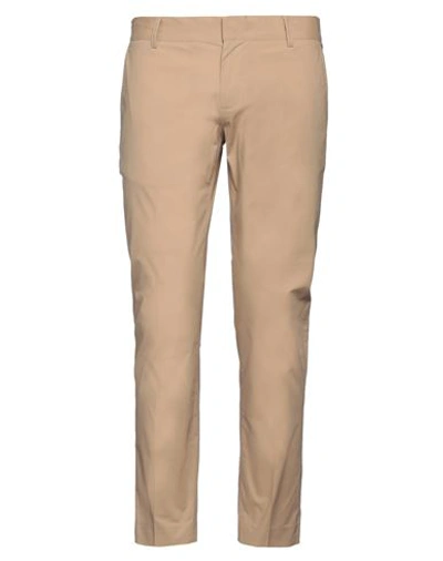 Grey Daniele Alessandrini Man Pants Beige Size 32 Cotton, Elastane