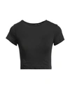 Cristinaeffe Woman T-shirt Black Size M Cotton