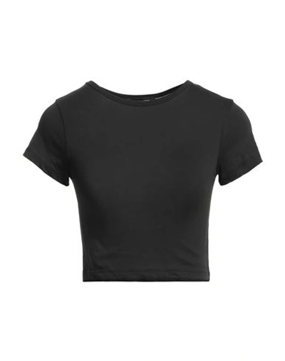 Cristinaeffe Woman T-shirt Black Size M Cotton