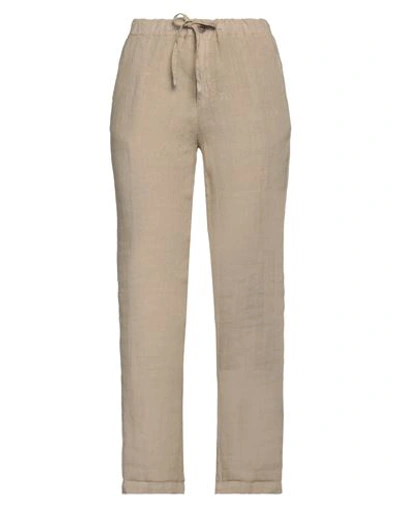 40weft Woman Pants Sand Size 12 Linen In Beige