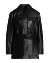 Muubaa Woman Jacket Black Size 12 Sheepskin