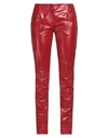 Missoni Woman Pants Red Size 10 Cow Leather In Red