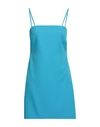P.a.r.o.s.h P. A.r. O.s. H. Woman Mini Dress Azure Size S Polyester, Elastane In Blue