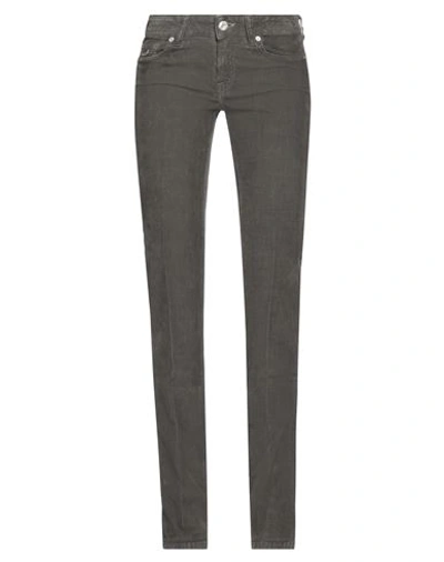 Jacob Cohёn Woman Pants Grey Size 25 Cotton, Elastane In Grey