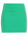 Simona Corsellini Woman Mini Skirt Green Size 6 Polyester