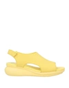 Camper Woman Sandals Yellow Size 6 Leather
