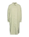 Cristinaeffe Woman Shirt Light Green Size Xs Cotton, Nylon, Elastane