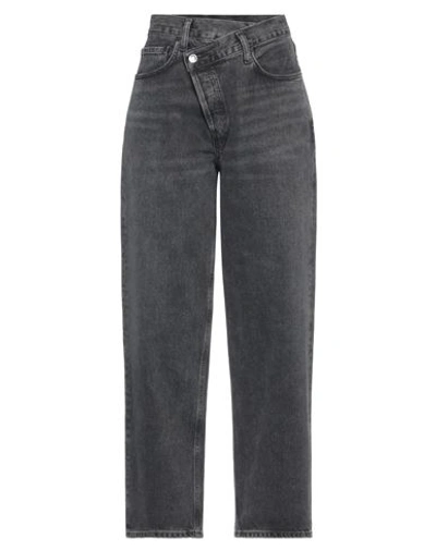 Agolde Woman Denim Pants Black Size 29 Organic Cotton