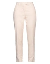 Cappellini By Peserico Woman Pants Light Pink Size 12 Cotton, Elastane