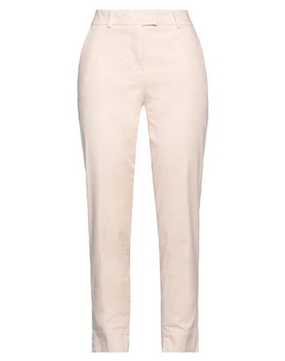 Cappellini By Peserico Woman Pants Light Pink Size 12 Cotton, Elastane