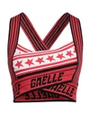 Gaelle Paris Gaëlle Paris Woman Top Red Size 2 Viscose, Polyamide