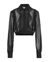 Olla Parèg Olla Parég Woman Shirt Black Size 4 Polyester, Viscose