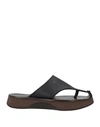ABOUT ARIANNE ABOUT ARIANNE WOMAN THONG SANDAL BLACK SIZE 7 LEATHER