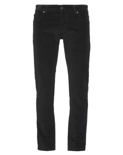 Messagerie Man Pants Black Size 32 Cotton, Elastane