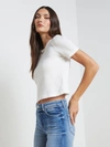L Agence Donna Tee In White