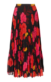 ERDEM PLEATED MIDI SKIRT