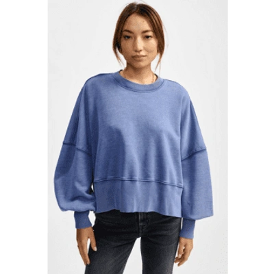 Bellerose Salva Indigo Sweatshirt In Blue