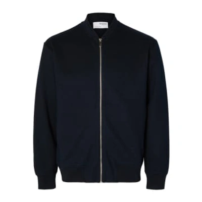 Selected Homme Slhmack Sky Captain Cardigan In Blue