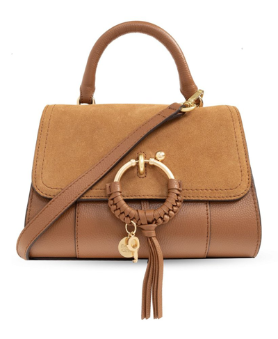 See By Chloé Joan Ladylike Leather Tote Bag In Brown