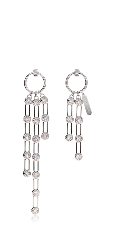 Justine Clenquet Angie Earrings In Metallic