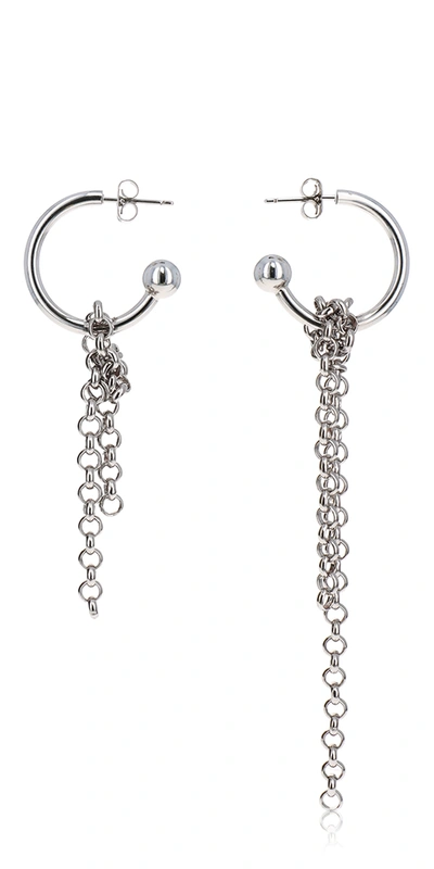Justine Clenquet Gina Earrings In White