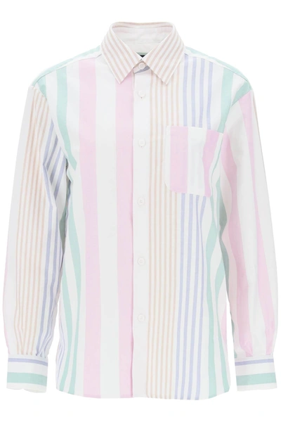 APC A.P.C. SELA STRIPED OXFORD SHIRT