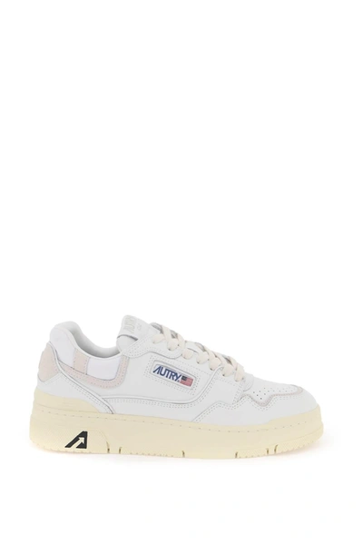 Autry Clc Low-top Leather Sneakers In Multi-colored