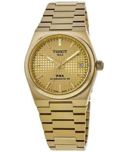 Pre-owned Tissot Prx Powermatic 80 Automatic Women's Watch T137.207.33.021.00