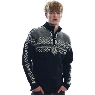 Pre-owned Dale Of Norway 140th Anniversary Sweater - Men's Black/smoke/off White, L