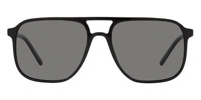 Pre-owned Dolce & Gabbana Dg4423 Sunglasses Black Polarized Gray 58 & Authentic