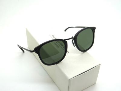 Pre-owned Oliver Peoples Op-506 Sun Ov5350s 146552 Matte Black/g-15 Sunglasses In Green