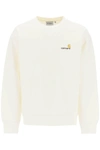 Carhartt American Script Drop-shoulder Sweatshirt In White