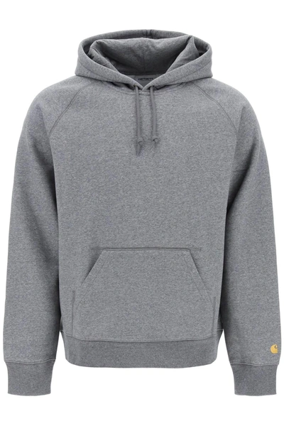 Carhartt Wip Chase Hoodie In Grey