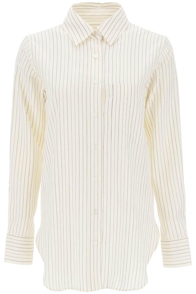 Closed Striped Cotton-wool Shirt In Neutro