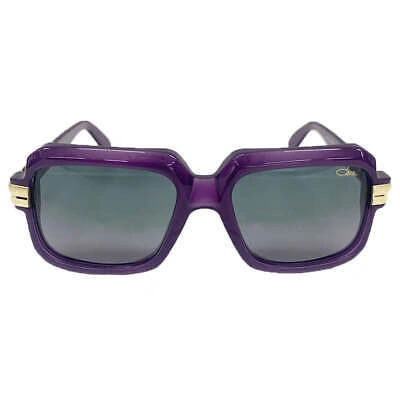 Pre-owned Cazal Sunglasses  Legends 607/3 016 56 18 140 Violet Gold Green Gradient Lens 100