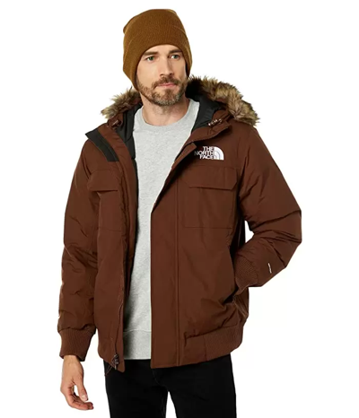 Pre-owned The North Face Mcmurdo Bomber (dark Oak) Men's Clothing Size Xl In Brown